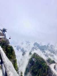 三月淡季遊張家界，晴雪交融絕美雙景