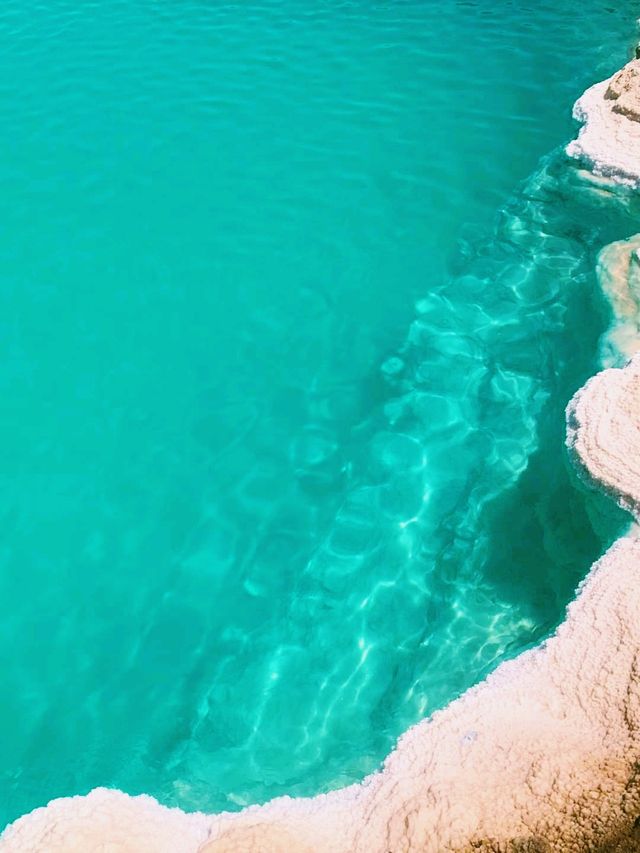 埃及錫瓦著名自然景點：siwa salt lake，適合打卡拍照