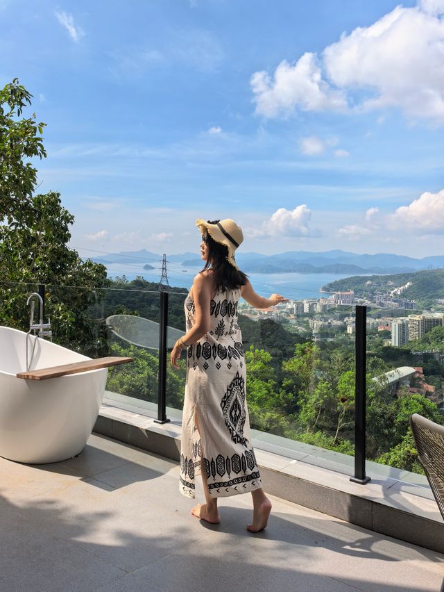 山林雲海的治癒！俯瞰大梅沙海景的絕版民宿～