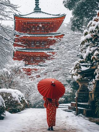 Wow, winter in Kyoto is simply legendary!