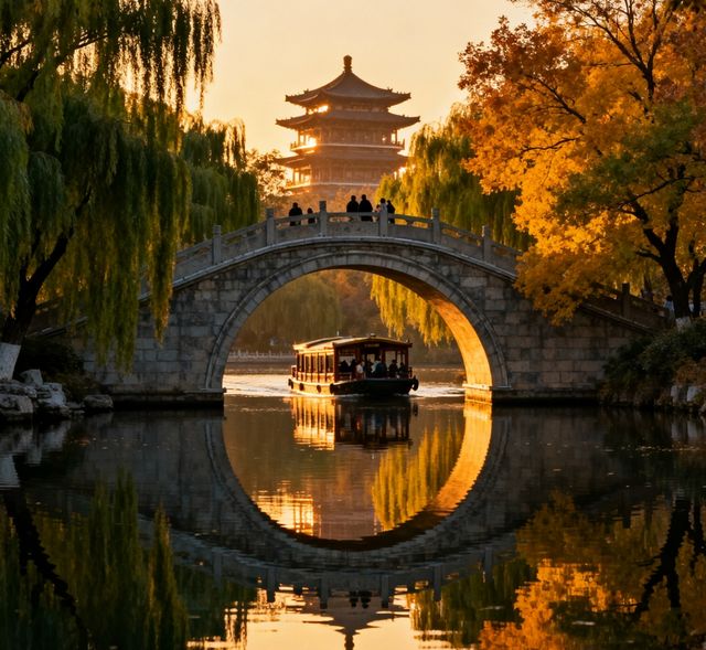 秋日的大明湖，是一封寫滿風情的邀請函。