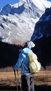 稻城亞丁的雪山頂,我的徒步ootd贏麻了!