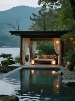 40 minutes west of Hangzhou! Step into the real-life "Totoro Forest" and soak in a hot spring