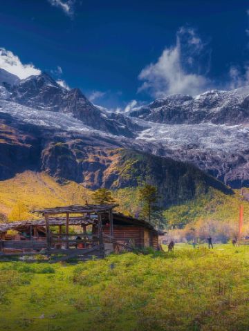 天国は左に、雨崩は右に｜梅里雪山の麓でのトレッキングガイド