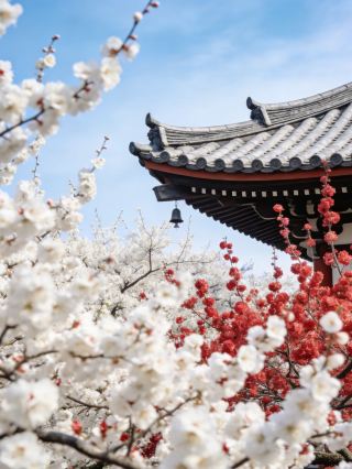 福岡梅の季節｜梅の香りに包まれて古城を散策