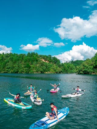 興義の夏の水遊びの最高峰 白水河パドルボード簡単攻略
