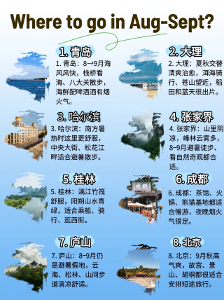 Where to go in August and September? Check out these places everyone is raving about on social media