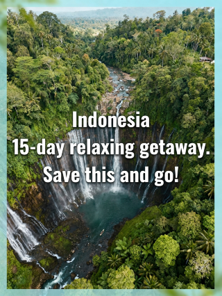 Summer Indonesia 15-day travel guide for easy planning