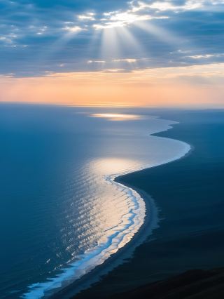 At the end of the S-curve, the sun is like a child