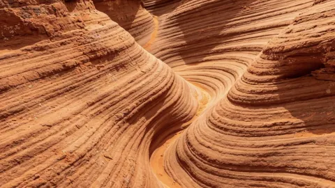 Jingbian Wave Valley CNY 90 admission, the flaming Danxia sunset is even more photogenic — traveler post in Yulin