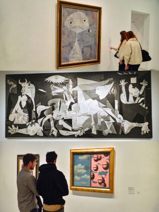 Get your fill of the abstract art from your textbooks in Madrid