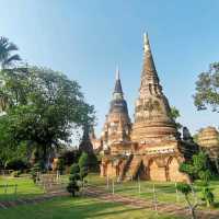 กราบพระที่วัดใหญ่ชัยมงคล อยุธยา