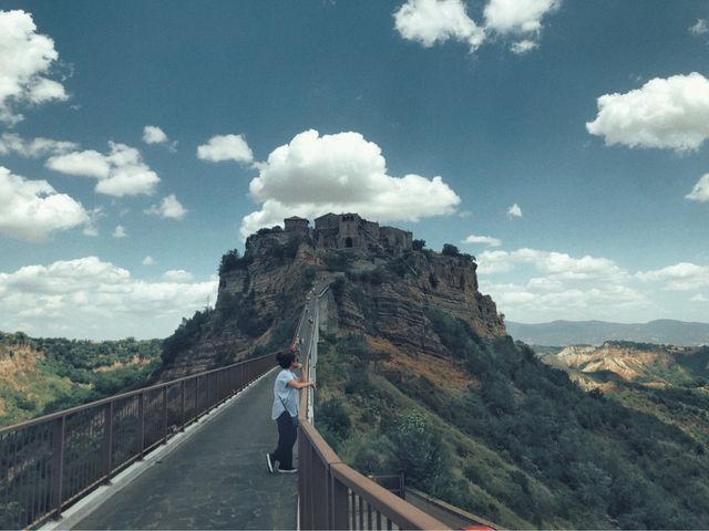 A very small but worthwhile visiting place near Rome, Italy (Civita di Bagnoregio)