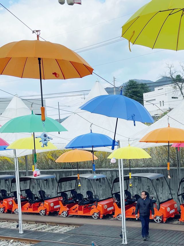首爾近郊遊3 - 江村鐵路自行車✌🏻
