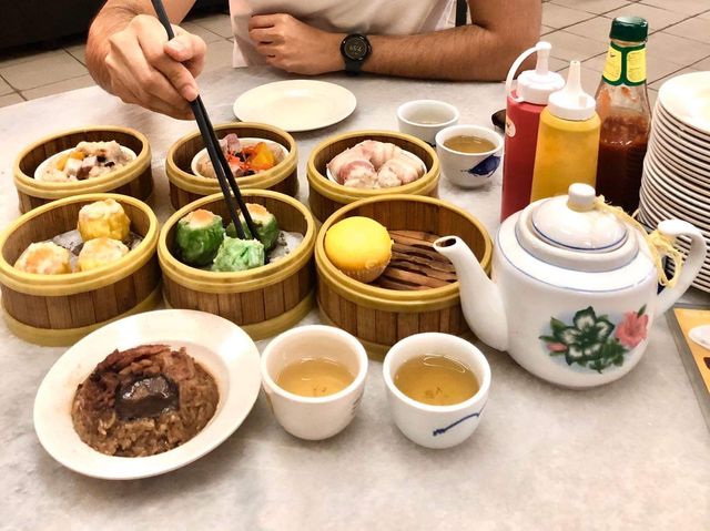 long queue Dim Sum in the morning @Puchong 🇲🇾