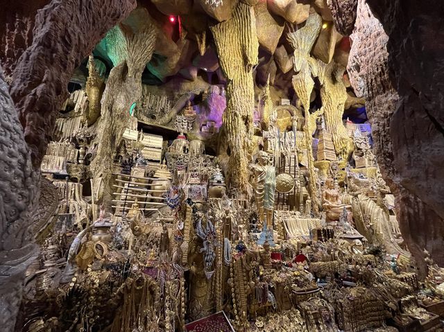 วัดมณีวงศ์ นครนายก ถ้ำพญานาค ที่สวยมาก