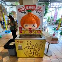 【淡路島】世界初！蛇口から淡路たまねぎスープが飲めるハイウェイオアシス！淡路観光に絶対おすすめ！熱いから気をつけて！