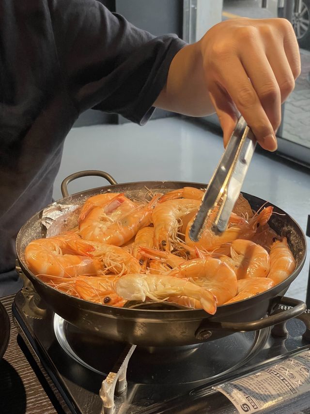 지금 딱 먹어줘야하는 대하구이 바다언니야