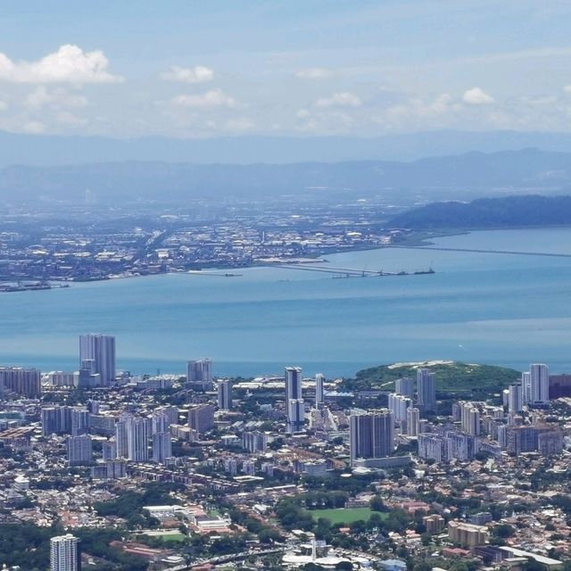 Amazing view from top of the penang hill