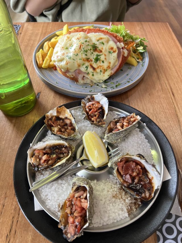 澳洲美食-非常有本土特色，pub food 附近環境優美