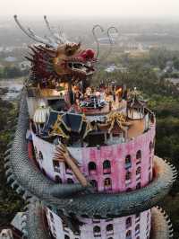Wat Samphran - incredible building 🐉