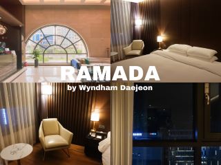 🇰🇷 Hotel "Ramada by Wyndham Daejeon" near Yuseong Oncheon Station.