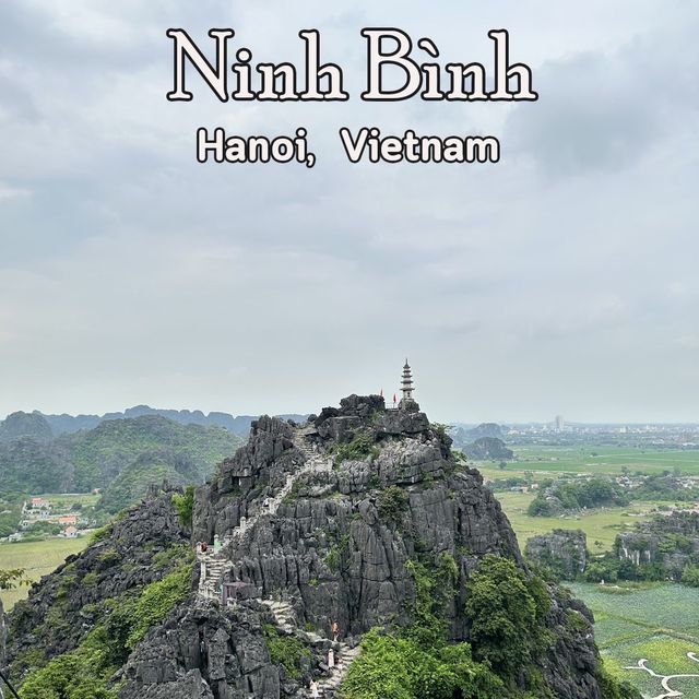 Ninh Bình, Hanoi Vietnam 🏔️⛅ 
