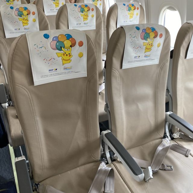 スカイマーク"そらとぶピカチュウプロジェクト"のピカチュウジェット