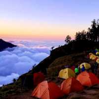 Up to the Mt Rinjani