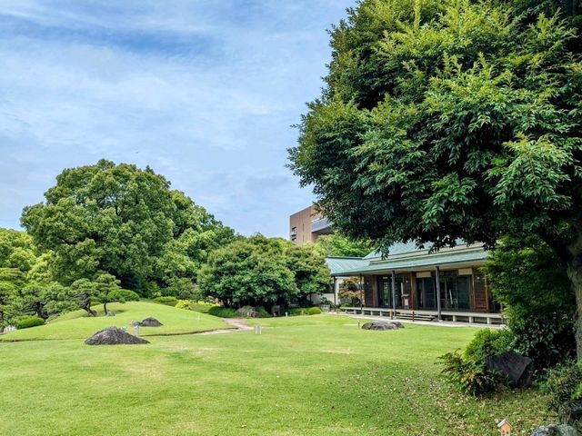 日本東京-靜謐清幽的名石山水園邸：清澄庭園
