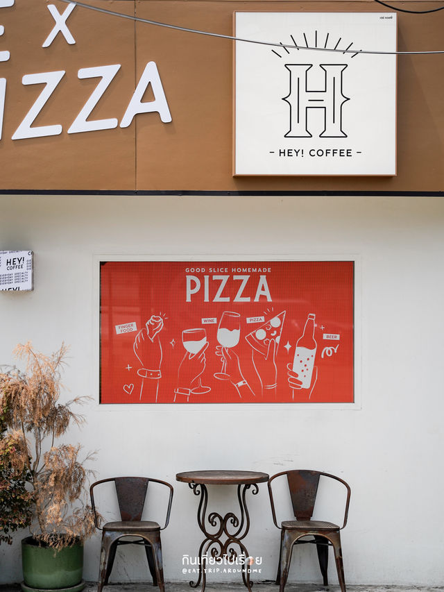 🍕Good Slice ร้านพิซซ่าในร้านกาแฟ ในสไตล์มินิมอล