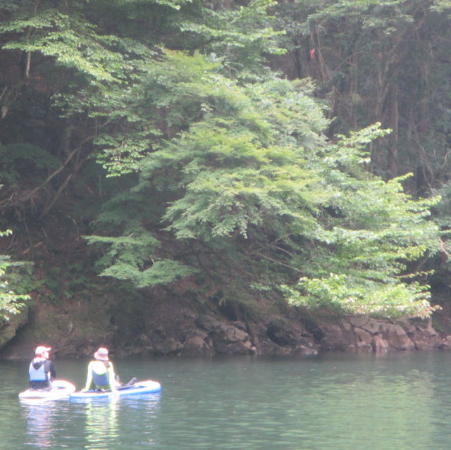 東京・奥多摩の『白丸湖』でSUP🏄‍♀️