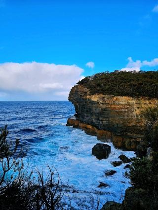 Discover Tasmania’s Rugged Beauty: Fossil Bay Lookout, Eaglehawk Neck, and Devil’s Kitchen