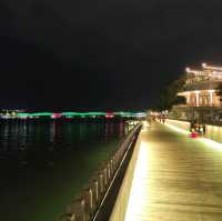 Perfume River when lighted up at night