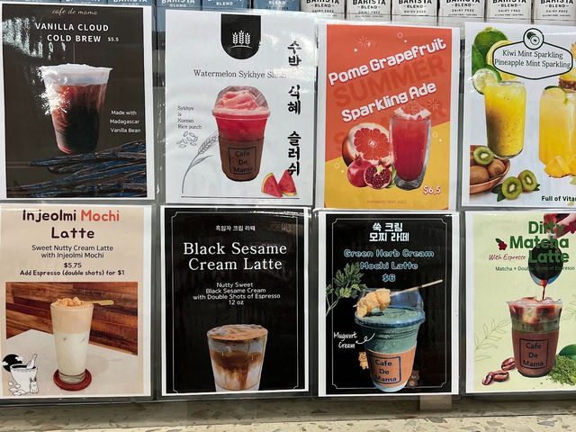洛杉磯K-Town附近的人氣飲品店 — Cafe De Mama