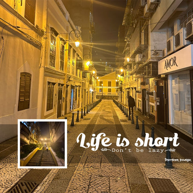 一流夜景打卡點：澳門小城