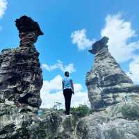 Paradise door stone at Bokor Mountain 