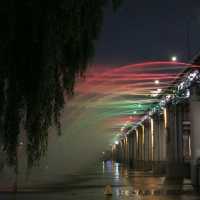 🌈น้ำพุสายรุ้ง 🌈ที่ Banpo Bridge @seoul