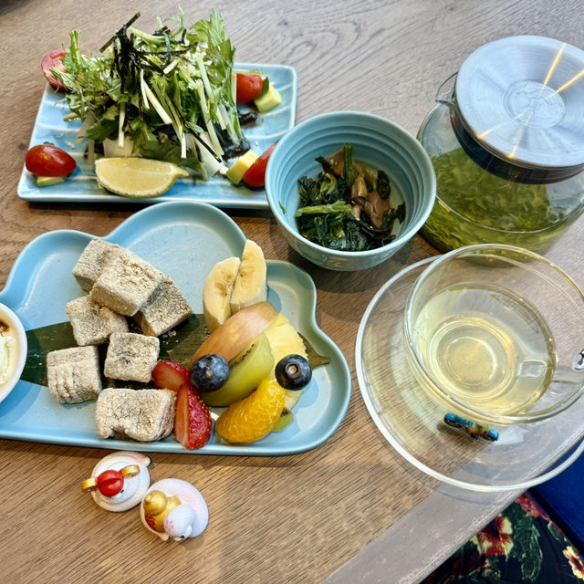 高雄大立百貨公司1樓蔦屋書店的美食餐廳（茶屋）輕食非吃不可