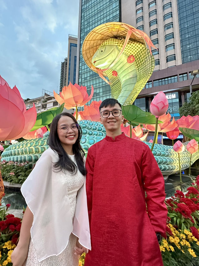 Đường hoa Nguyễn Huệ 2025 Ất Tỵ linh vật