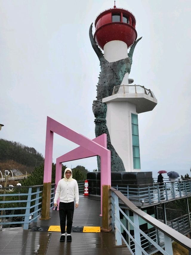 창포말등대가 있는 영덕 해맞이공원