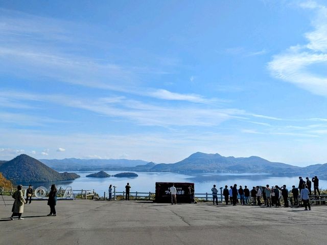 居高臨下鳥瞰洞爺湖&有珠山的好地點：洞爺湖觀景台 サイロ展望台