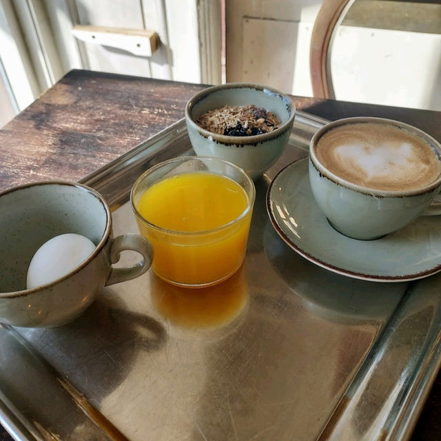 A nice cafe with pastries