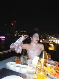 ล่องเรือแม่น้ำเจ้าพระยา ดินเนอร์ครั้งแรก‼️