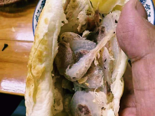 中國河北滄州市著名美食餐廳：老孫頭驢肉火燒
