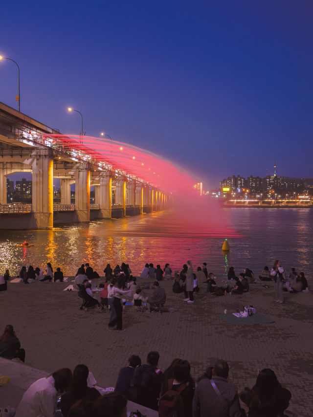서울 야경 데이트 명소, 반포대교 무지개분수🌈🌉