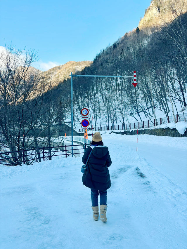 【北海道】層雲峽：被冰封的流星瀑布和銀河瀑布