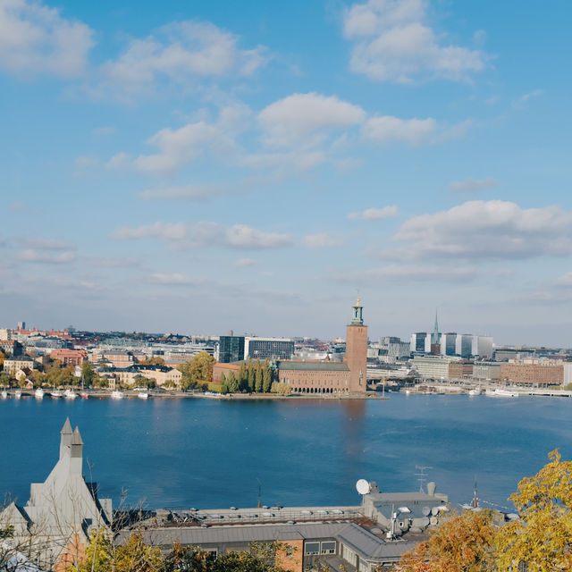 ชมวิวเมือง stockholm บน บนเนินเขา Skinnarviksberge