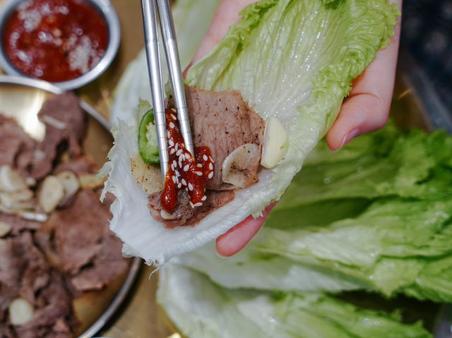 🇰🇷 ฟินกันอาหารเกาหลีที่เต็นท์แดงกลางห้าง