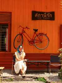 สถานีรถไฟกันตัง ที่เที่ยว ถ่ายรูปสไตล์วินเทจ